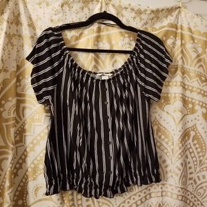 H&M striped blouse